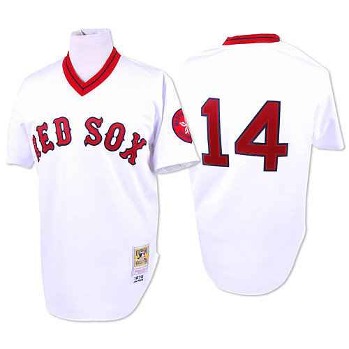 1975 Throwback Boston Red Sox Jim Rice 14 White Baseball MLB Jersey 1975 Throwback Boston Red Sox Jim Rice 14 White Baseball MLB Jersey